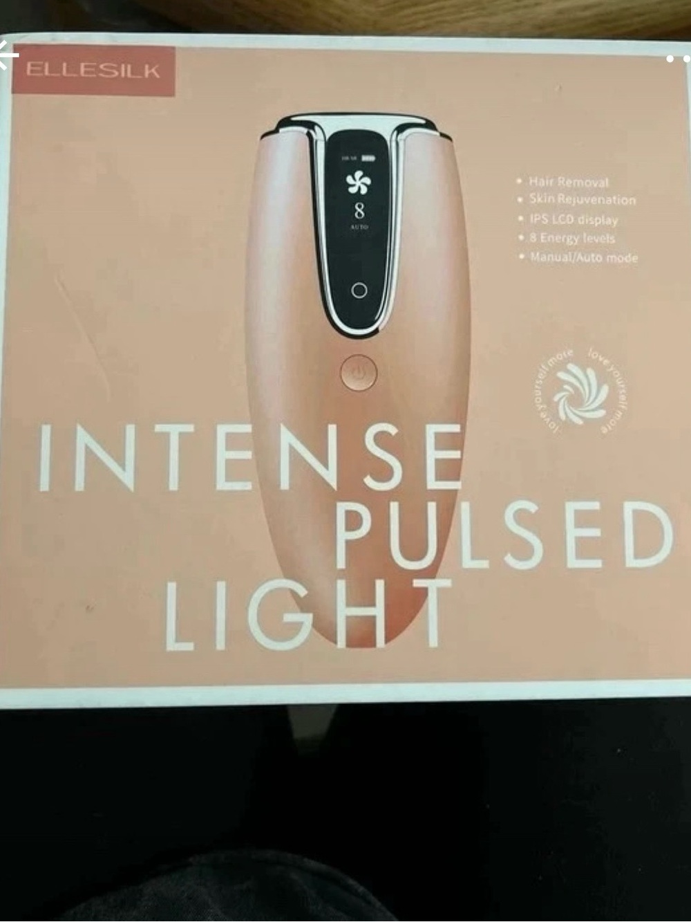 Intense Pulsed Light Hair Removal Device - Rose Gold